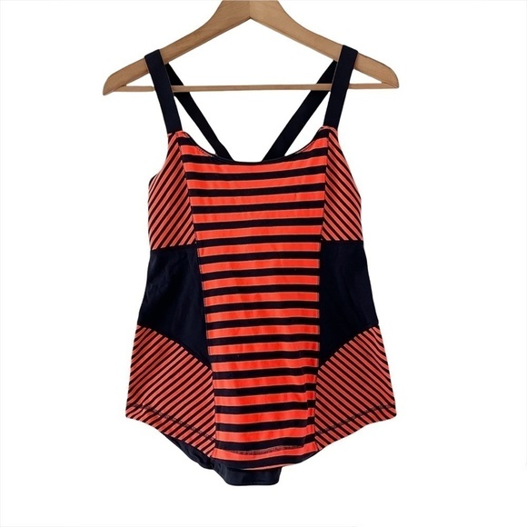 Lululemon Work It Out Tank Sea Stripe Light Flare Inkwell - Picture 7 of 12